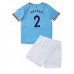 Billige Manchester City Kyle Walker #2 Hjemmetrøye Barn 2022-23 Kortermet (+ korte bukser)
